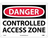NMC D661 Danger Controlled Access Zone Sign