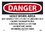 NMC D682 Danger Lead Work Area Sign, Osha, PAPER, 10" x 14", Price/100/ package