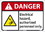 NMC DGA107 Danger Electrical Hazard Authorized Personnel Only Sign, 10X14, Standard Aluminum, 10" x 14", Price/each