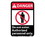 NMC 7" X 10" Vinyl Safety Identification Sign, Do Not Enter Authorized Personnel Only, Price/each