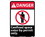 NMC 10" X 14" Vinyl Safety Identification Sign, Confined Space Enter By Per.., Price/each