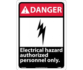 NMC DGA40 Danger Electrical Hazard Sign