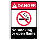 NMC DGA53 Danger No Smoking Or Open Flame Sign