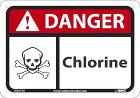 NMC DGA74 Danger Chlorine