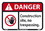 NMC 7" X 10" Vinyl Safety Identification Sign, Danger No Trespassing Sign, Price/each