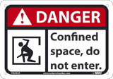 NMC DGA82 Danger Confined Space Do Not Enter