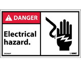 NMC DGA8LBL Danger Electrical Hazard Label