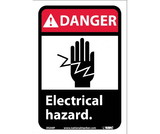 NMC DGA8 Danger Electrical Hazard Sign