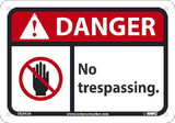 NMC DGA92 Danger No Trespassing