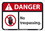 NMC 7" X 10" Vinyl Safety Identification Sign, Danger No Trespassing Sign, Price/each