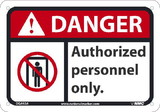 NMC DGA93 Danger Authorized Personnel Only
