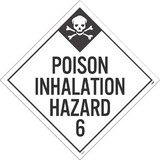 NMC DL125 Poison Inhalation Hazard 6 Dot Placard Sign