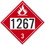 NMC 10.75 X 10.75 Safety Identification Placard, 1267 Crude Oil, Price/each