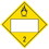 NMC 10.75 X 10.75 Safety Identification Placard, Blank Oxygen, Price/each