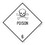 NMC 4" X 4" Vinyl Safety Identification Sign, Poison, Price/25/ package