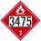 NMC 10.75 X 10.75 Safety Identification Placard, 3475 Ethanol Gasoline Mixtures, Price/each