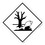 NMC 4" X 4" Vinyl Safety Identification Sign, Graphic Marine Pollutants, Price/25/ package