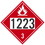 NMC 10.75 X 10.75 Safety Identification Placard, Flammable 1223, Price/each