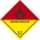 NMC 4" X 4" Vinyl Safety Identification Sign, Organic Peroxide 5.2 Red/Yellow, Price/25/ package
