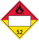 NMC DL18B Organic Peroxide Blank 5.2 Red/Yellow