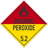 NMC DL18 Organic Peroxide 5.2 Dot Placard Sign