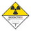 NMC 4" X 4" Vinyl Safety Identification Sign, Radioactive Ii, Price/25/ package