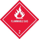 NMC DL2LBL Blank Flammable Dot Label
