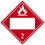 NMC 10.75 X 10.75 Safety Identification Placard, Flammable Gas Blank, Price/each
