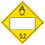NMC 10.75 X 10.75 Safety Identification Placard, Organic Peroxide 5.2 Blank Placard, Price/each