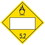 NMC 10.75 X 10.75 Safety Identification Placard, Organic Peroxide 5.2 Blank Placard, Price/each