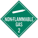NMC DL6 Non-Flammable Gas 2 Dot Placard Sign