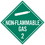 NMC 10.75 X 10.75 Safety Identification Placard, Non Flammable Gas, Price/each