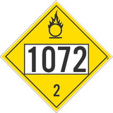 NMC DL70B 1072 2 Dot Placard Sign