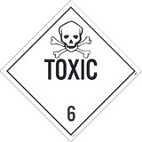 NMC DL87 Toxic 6 Dot Placard Sign