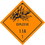 NMC 4" X 4" Vinyl Safety Identification Sign, Explosive 1.1A 1, Price/25/ package
