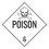 NMC 10.75 X 10.75 Safety Identification Placard, Poison, Price/each