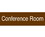 ENGRAVED- CONFERENCE ROOM- 3X10 BROWN- 2 PLY PLASTIC