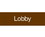 ENGRAVED- LOBBY- 3X10 BROWN- 2 PLY PLASTIC