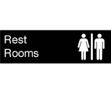 NMC EN19 Rest Rooms Engraved Sign