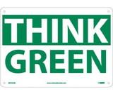 NMC ENV33 Think Green Sign