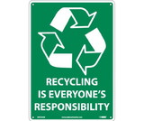 NMC ENV34 Recycling Is Everyone'S Responsibility Sign