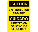 NMC ESC485 Caution Ear Protection Required Sign - Bilingual
