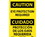 NMC 10" X 14" Vinyl Safety Identification Sign, Eye Protection Required Bil.., Price/each