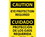 NMC 10" X 14" Vinyl Safety Identification Sign, Eye Protection Required Bil.., Price/each