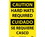 NMC 10" X 14" Vinyl Safety Identification Sign, Hard Hats Required, Price/each