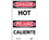 NMC ESD265LBL Hot Label - Bilingual, Adhesive Backed Vinyl, 5" x 3", Price/5/ package