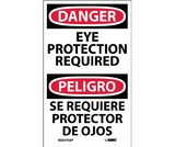 NMC ESD375LBL Eye Protection Required..Label, Adhesive Backed Vinyl, 5