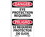 NMC ESD375LBL Eye Protection Required..Label, Adhesive Backed Vinyl, 5" x 3", Price/5/ package
