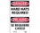 NMC ESD379LBL Hard Hats Required Label- Bilingual, Adhesive Backed Vinyl, 5" x 3", Price/5/ package
