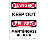 NMC ESD59 Danger Keep Out Sign - Bilingual
